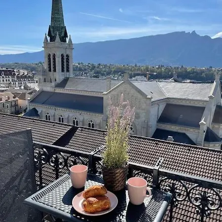 Coeur d'Aix, vue splendide et cachet Appartement Aix-les-Bains Buitenkant foto